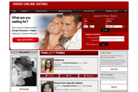 Swiss Online Dating Homepage Image